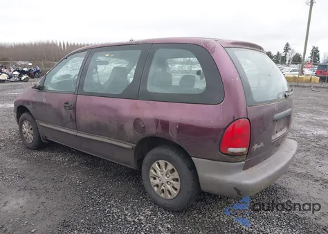 1999 Plymouth Voyager z USA, uszkodzony, nr VIN 2P4FP25B2XR114458